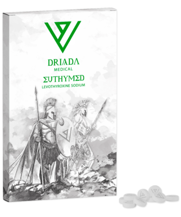 Driada Medical T4 Euthymed 50 mcg (Levothyroxine Sodium)