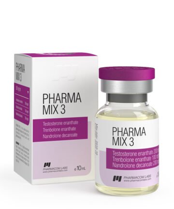 Pharmacom Pharma Mix 3 Test. Enanth;Nandr. Deca;Tren Enanth. 500 mg/ml: 10ml/Vial, 500 mg/ml