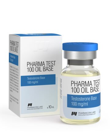 Pharmacom Pharma Test 100 Oil Base Testosterone Base: 10ml/Vial, 100 mg/ml