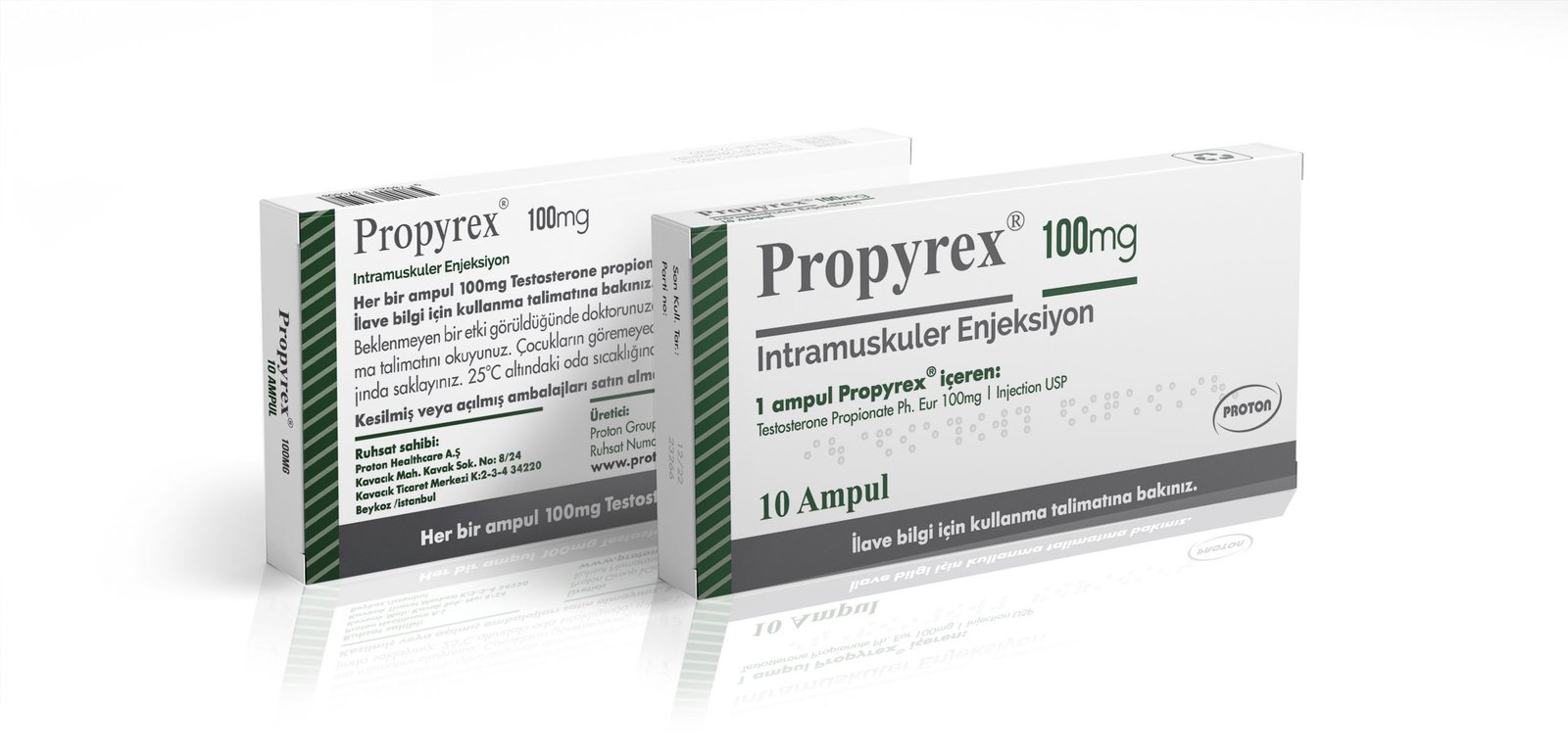 Proton Pharma (Test Prop) Propyrex – 10 x 100mg – 1ml ampules