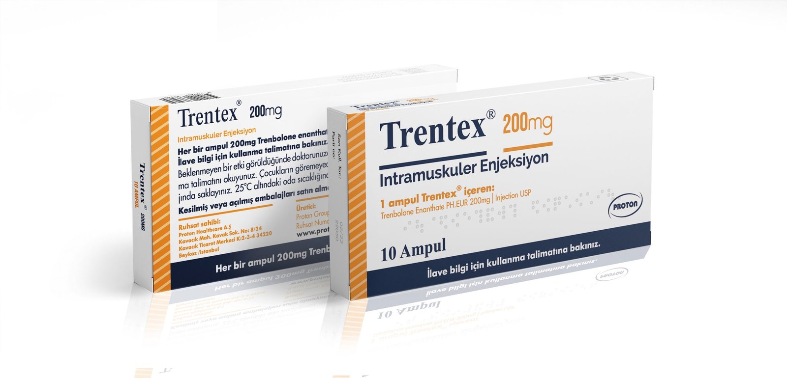 Proton Pharma (Tren E) Trentex 10 x 200mg – 1ml ampules