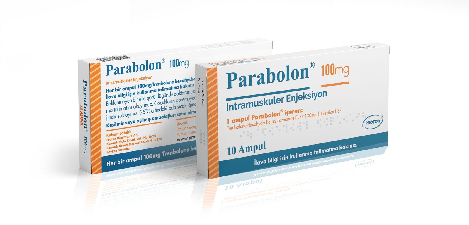 Proton Pharma (Tren H) Parabolan 10 x 100mg – 1ml ampules