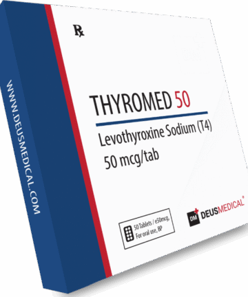 Deus Medical Thyromed 50 (T4) 50 Tabs X 50Mcg